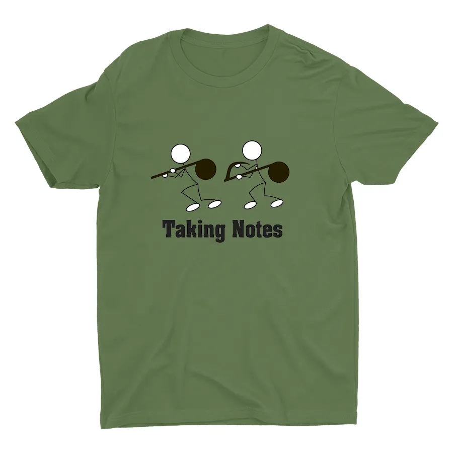 Taking Notes Printed Cotton Tee