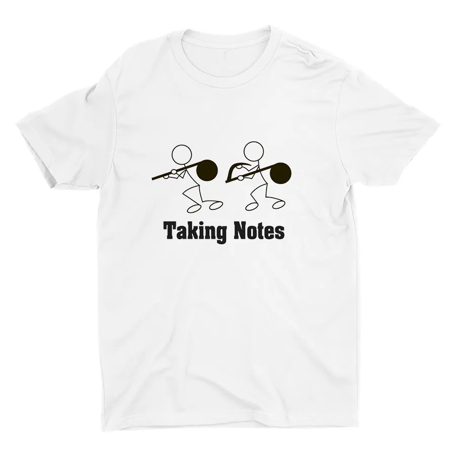 Taking Notes Printed Cotton Tee