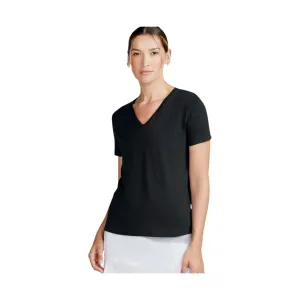 Tasc Women's All Day V-Neck Top - Black