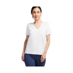 Tasc Women's All Day V-Neck Top - White