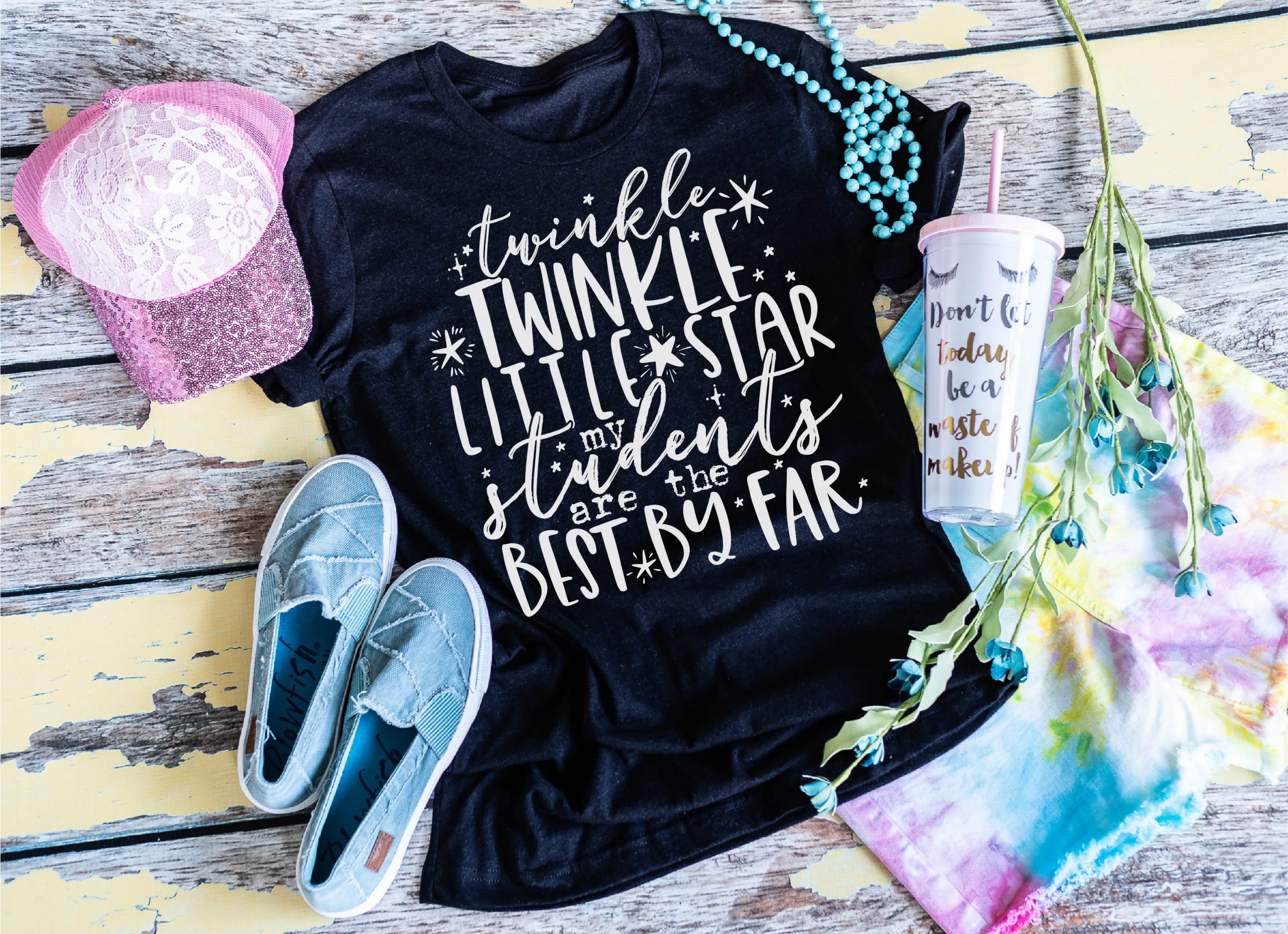 Teacher Shirt-Twinkle Twinkle little star, my students are the best by far