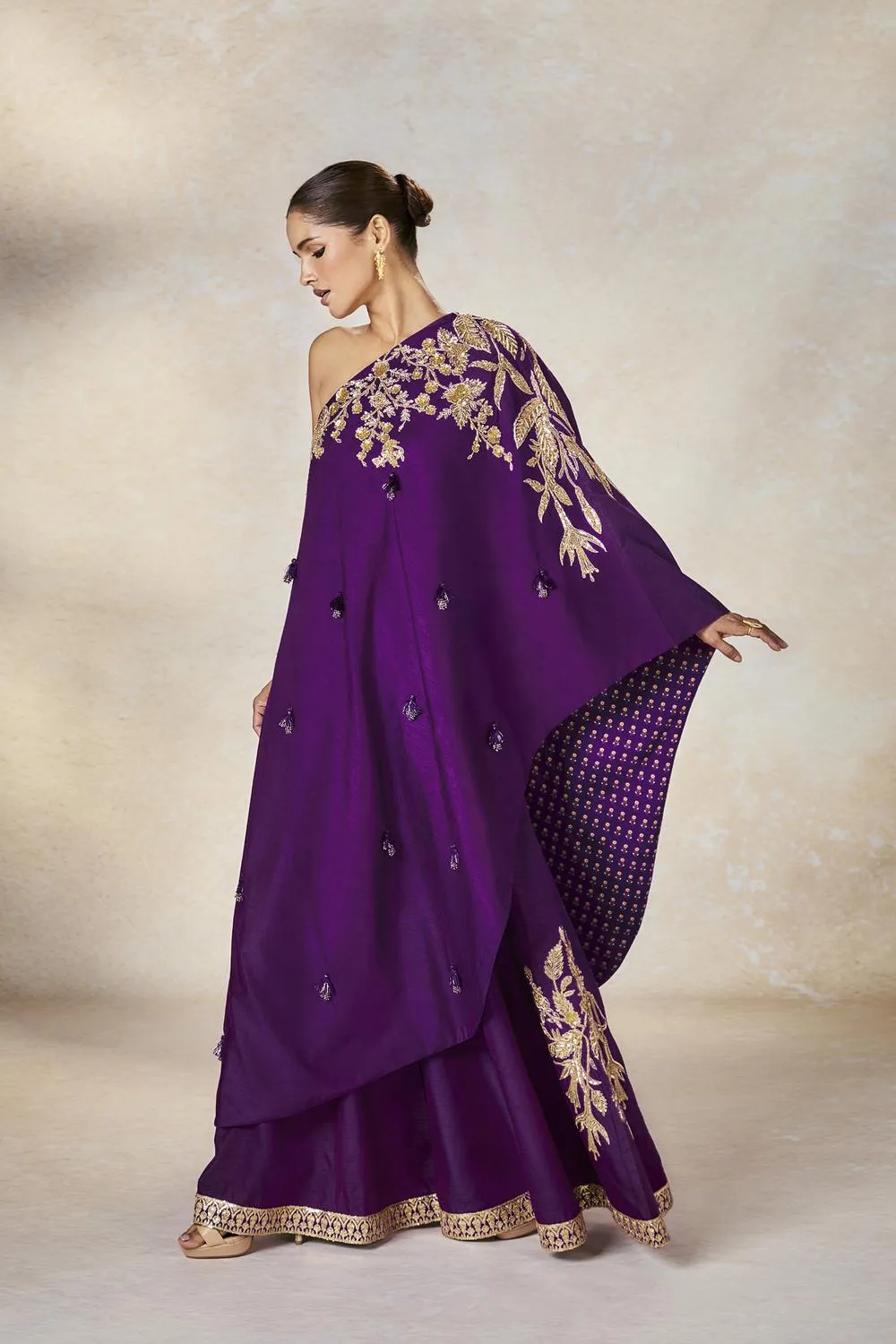 The Jamun One Shoulder Set