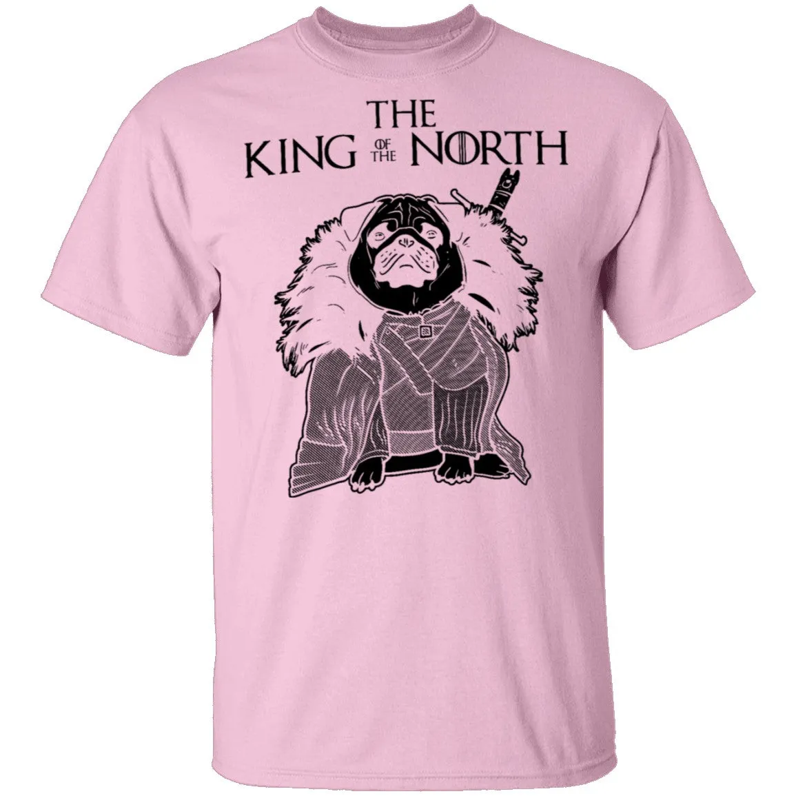 The King Of The North Pug T-Shirt