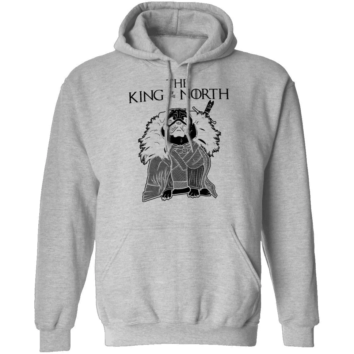The King Of The North Pug T-Shirt