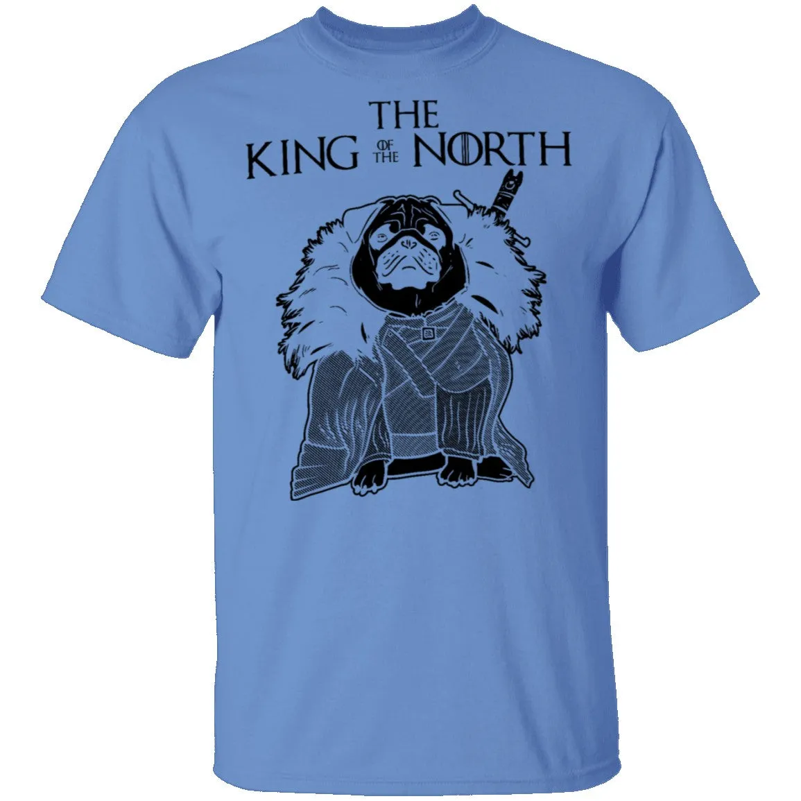 The King Of The North Pug T-Shirt