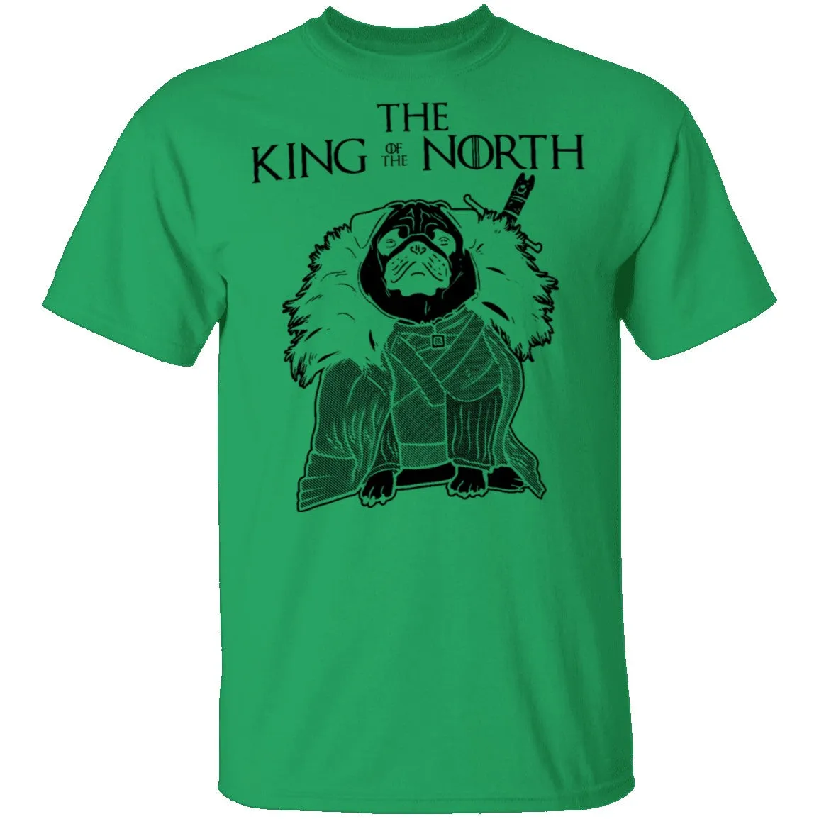 The King Of The North Pug T-Shirt