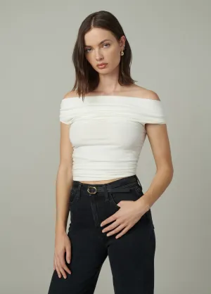 THE MIA SLEEVELESS OFF THE SHOULDER TOP