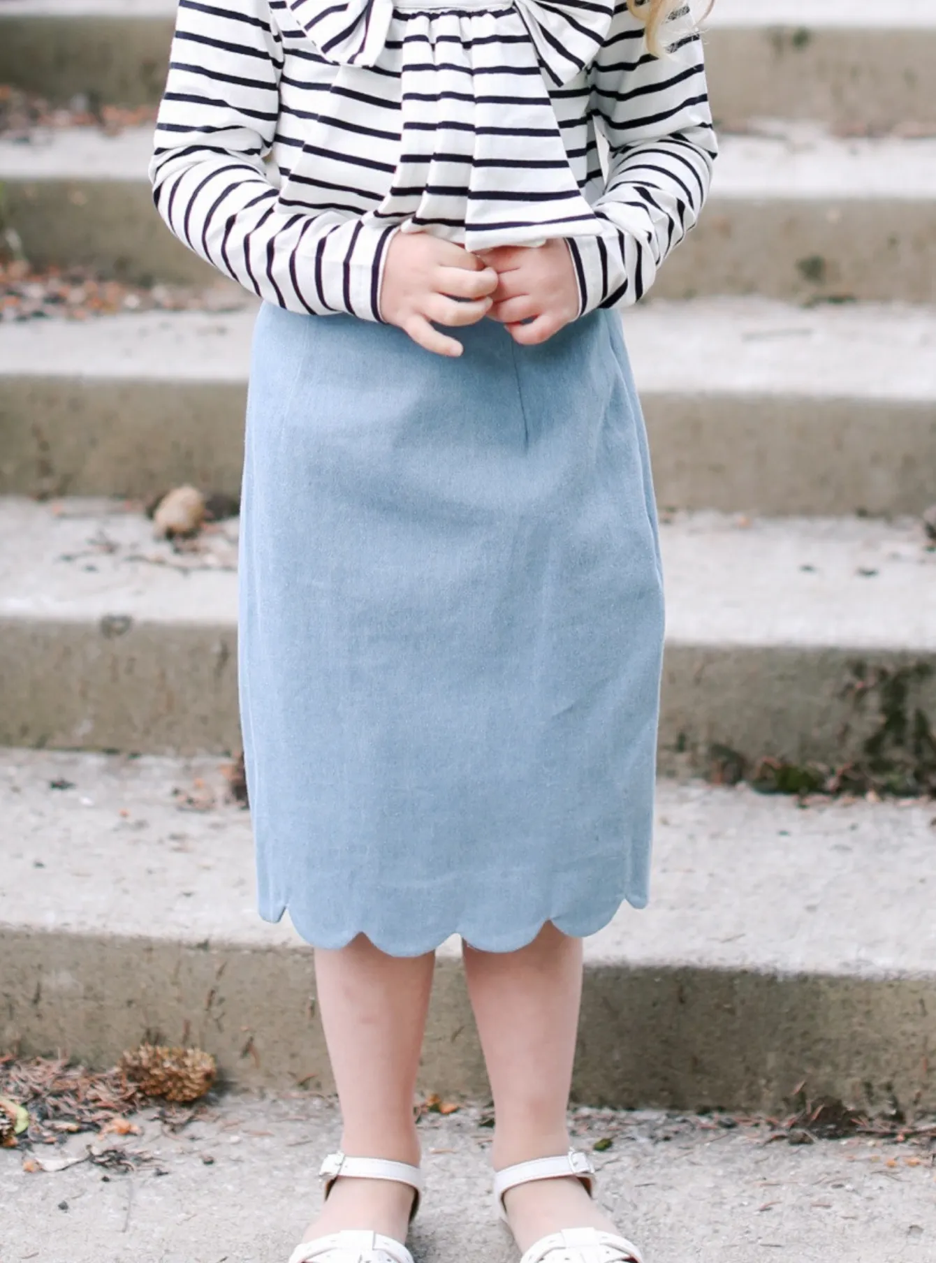 The Original Scalloped Pencil Skirt for Girls