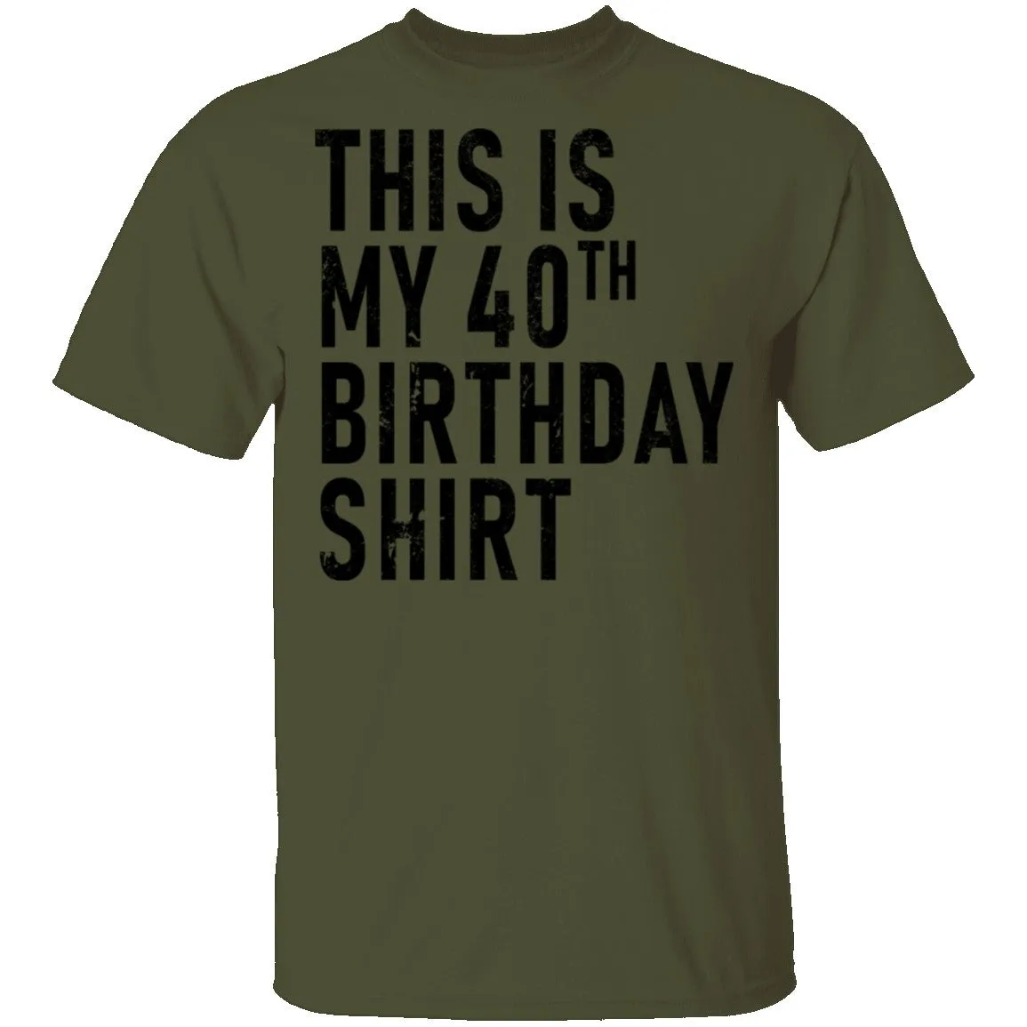 This Is My 40th Birthday Shirt T-Shirt