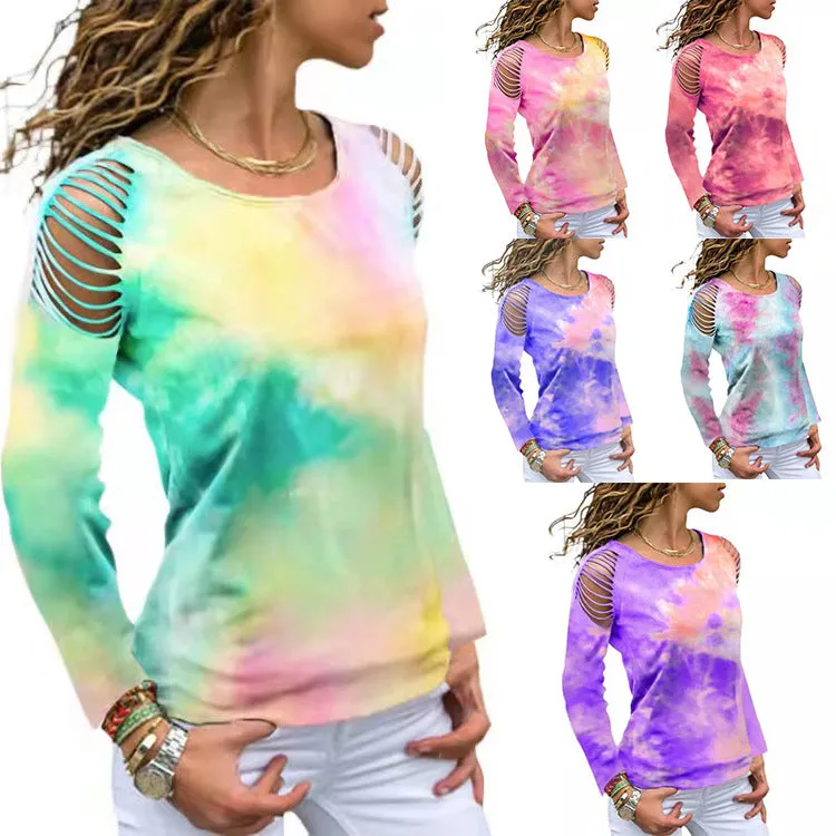 TIE DYE OFF THE SHOULDER