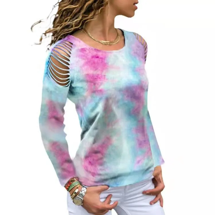 TIE DYE OFF THE SHOULDER