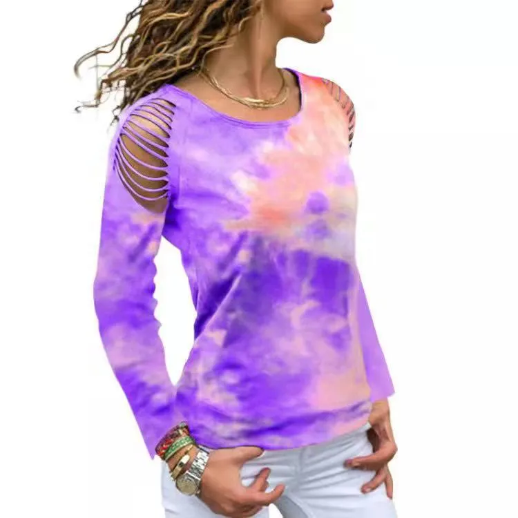 TIE DYE OFF THE SHOULDER