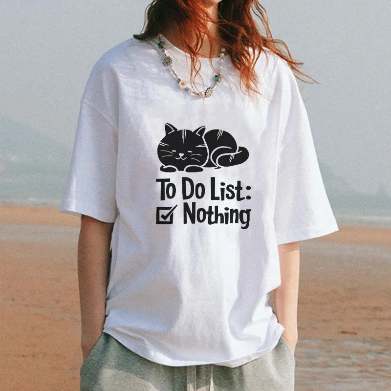 To do list: Nothing Cotton Tee