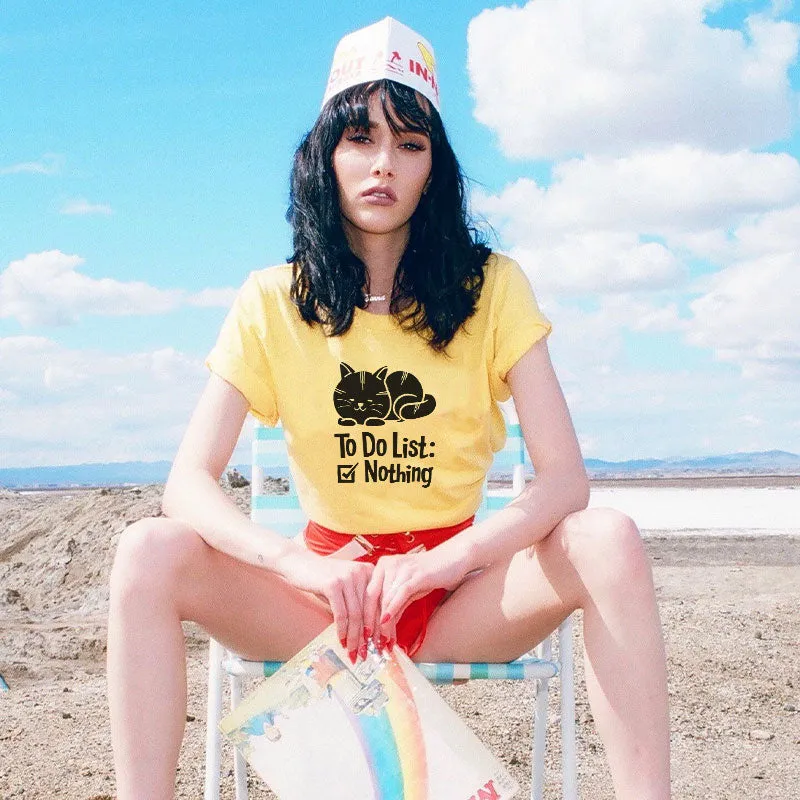 To do list: Nothing Cotton Tee