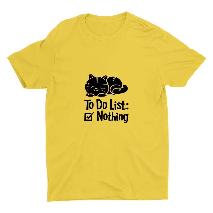 To do list: Nothing Cotton Tee