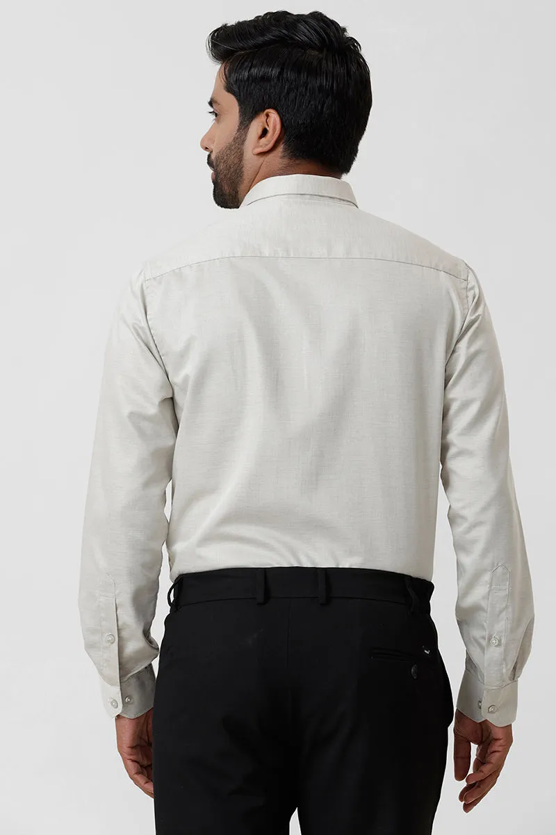 Tornado - Beige Formal Shirts For Men | Ariser