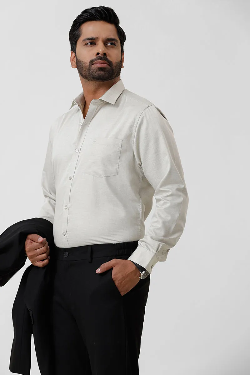 Tornado - Beige Formal Shirts For Men | Ariser