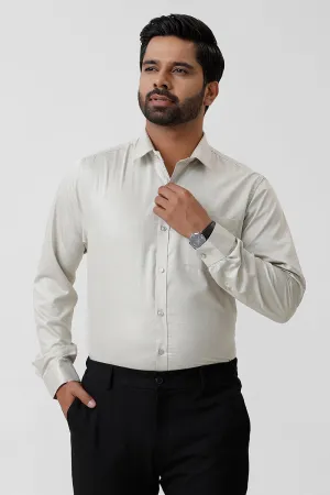 Tornado - Beige Formal Shirts For Men | Ariser