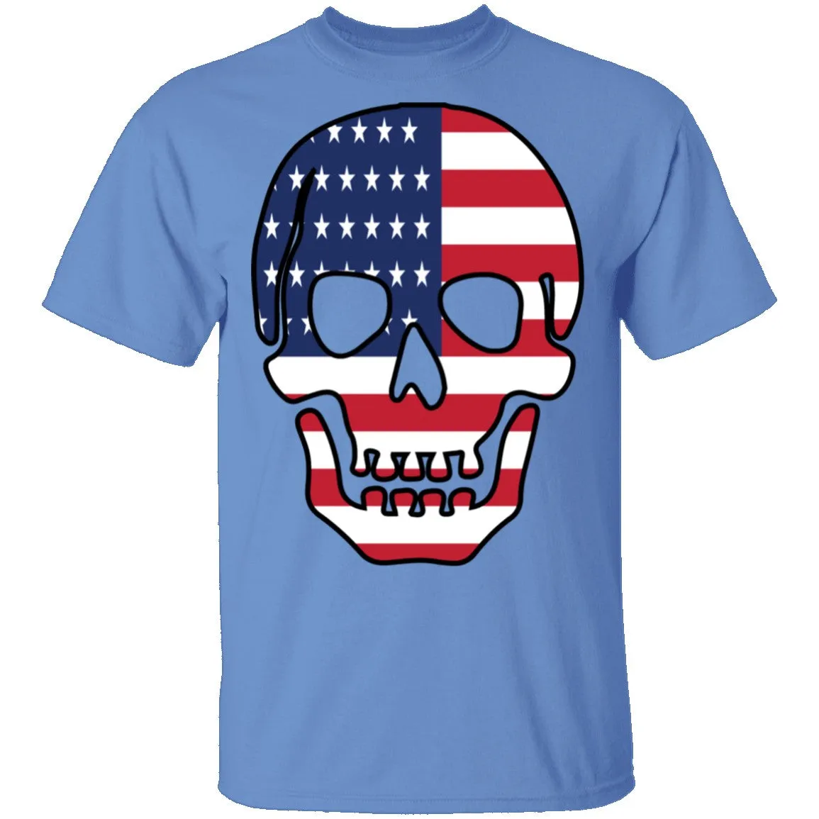 US Flag Skull T-Shirt