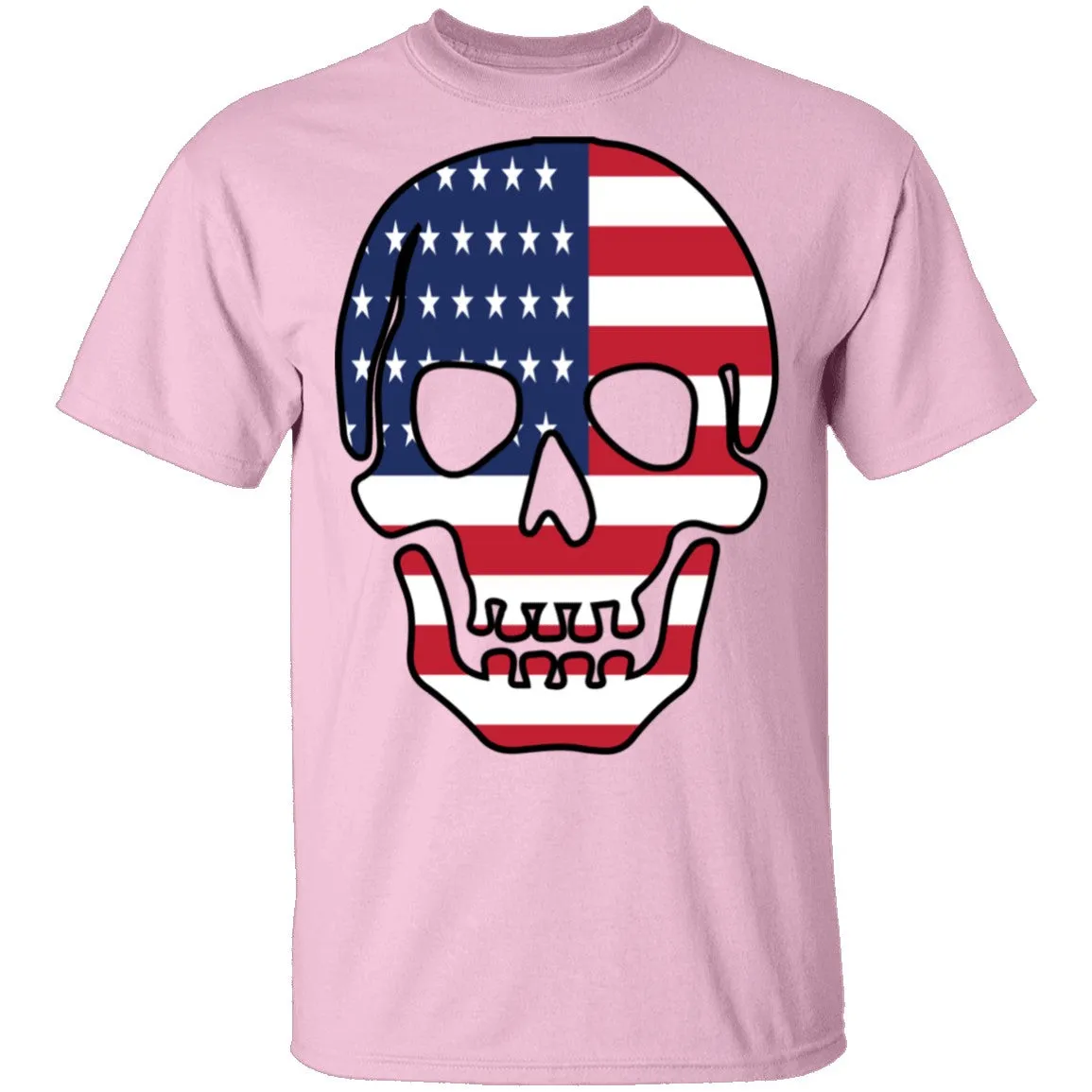 US Flag Skull T-Shirt
