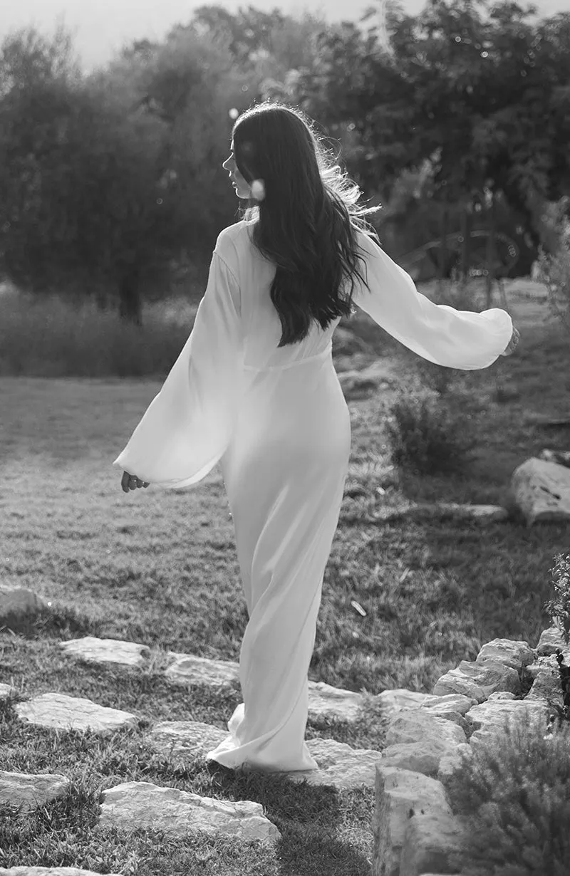 Valerie Bridal Long Sleeve Dress