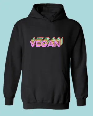 Vegan logo Hoodie, vegetarian Hoodie