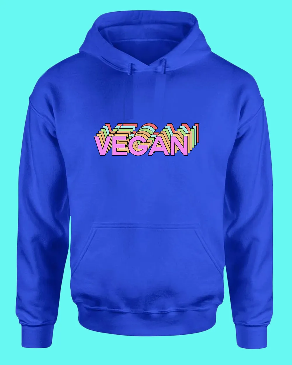 Vegan logo Hoodie, vegetarian Hoodie