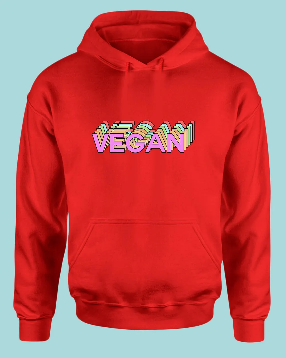 Vegan logo Hoodie, vegetarian Hoodie
