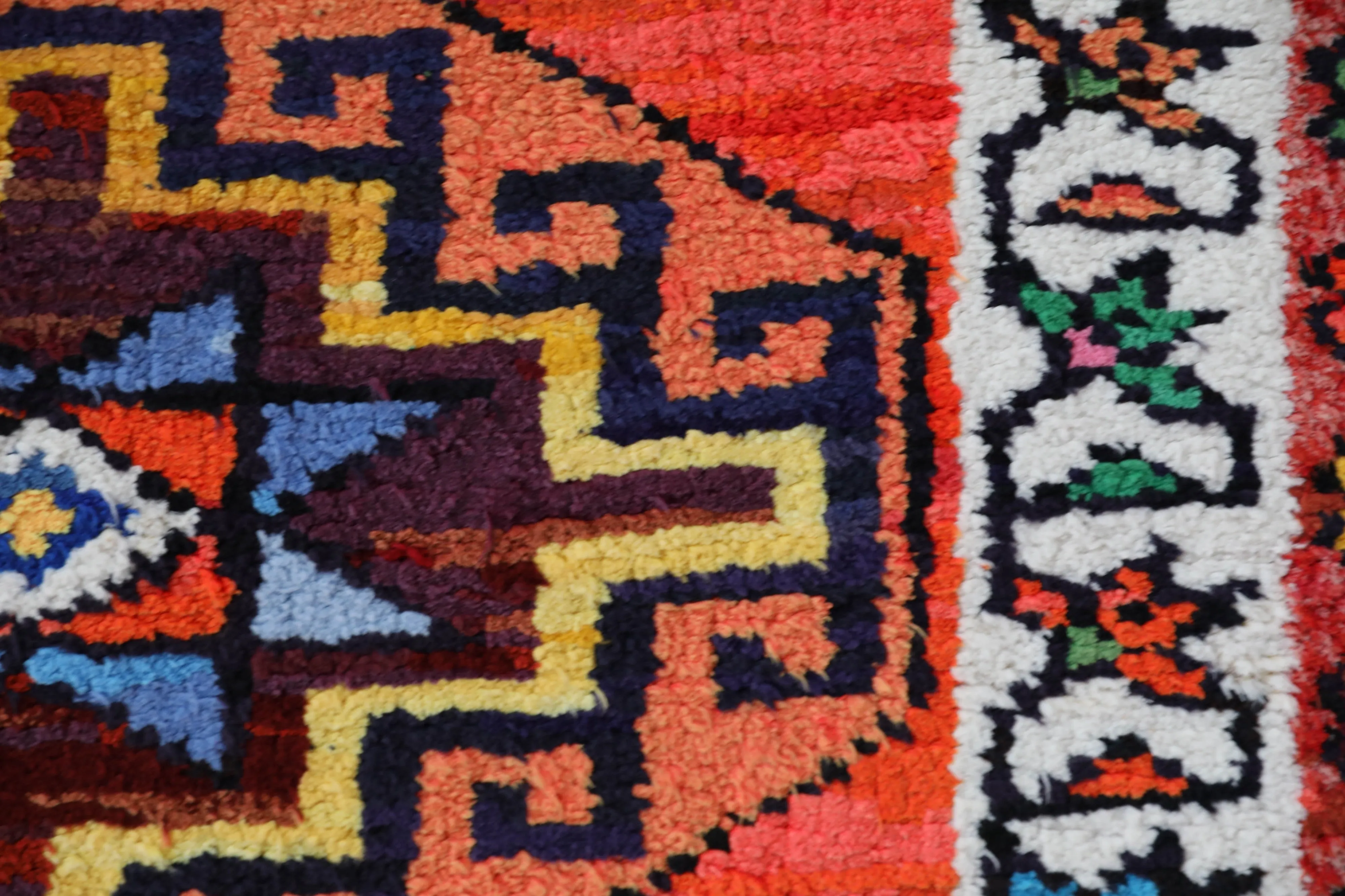 Vintage Kurdish Herki Runner Rug 2'9"x13'