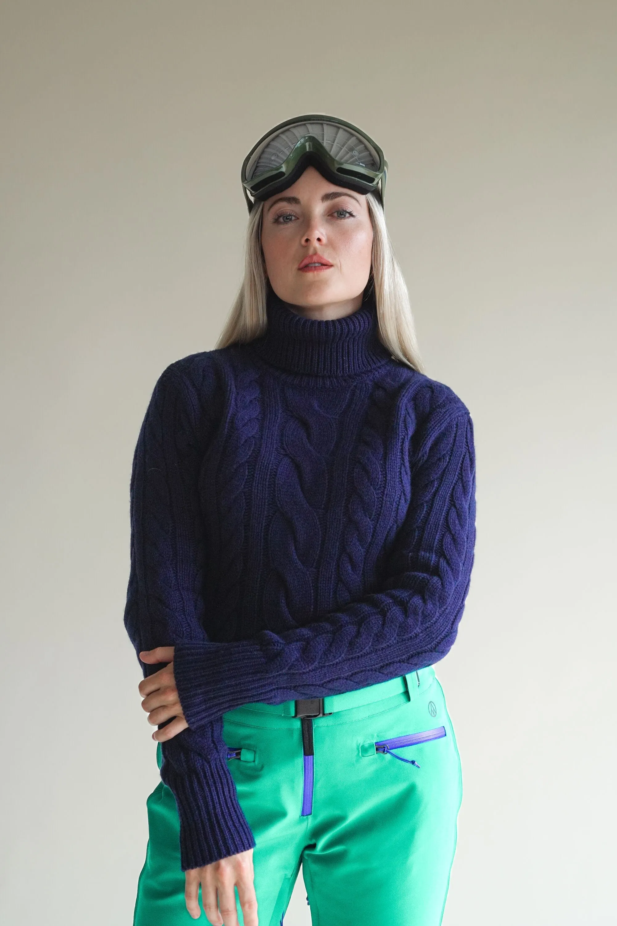 W Cable 8 Sweater