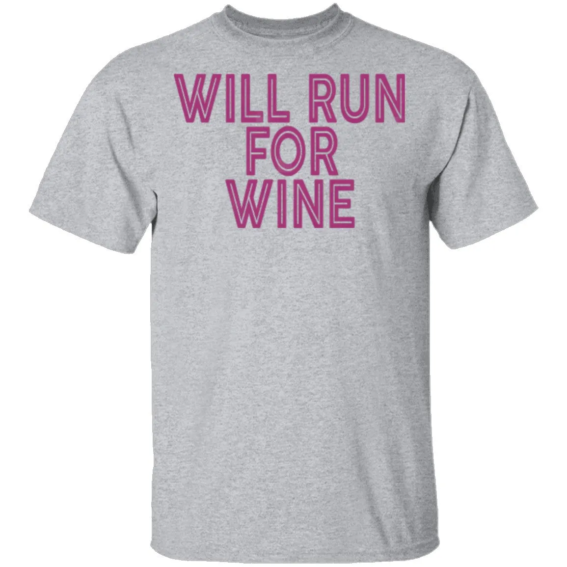 Will Run For Wine T-Shirt