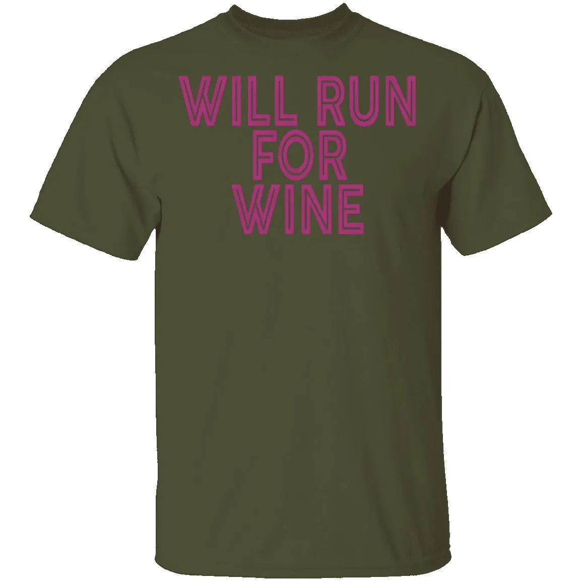 Will Run For Wine T-Shirt