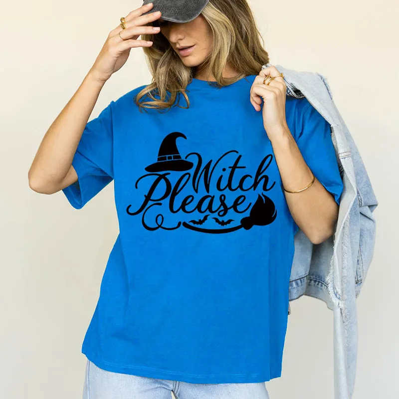 Witch Please Bats Cotton Tee