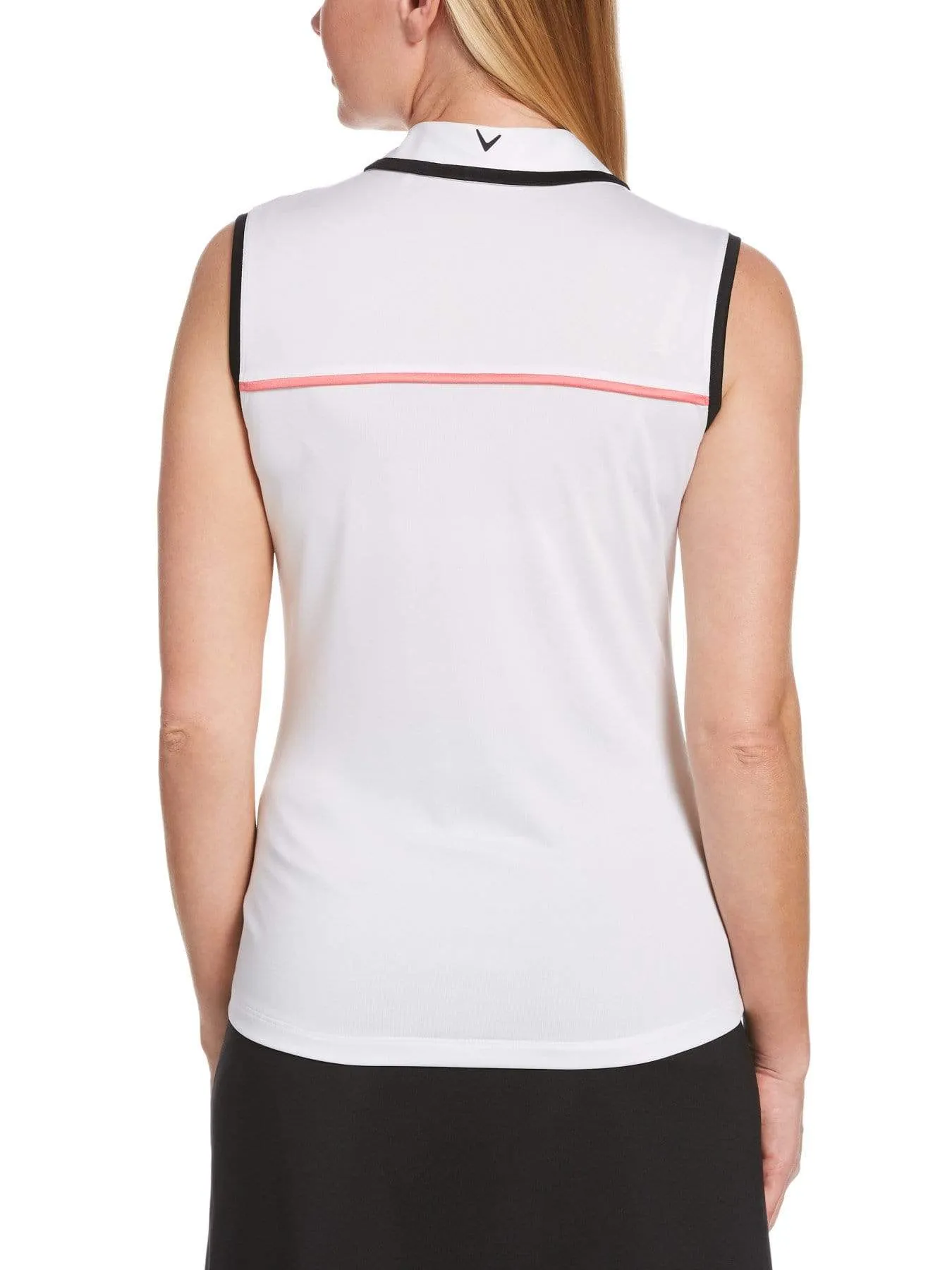 Womens Color Block Polo