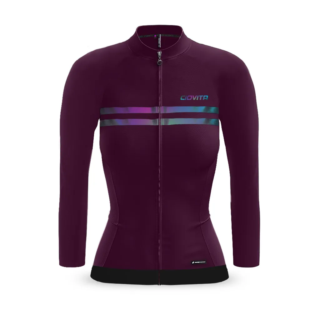 Women's Faro Long Sleeve Jersey (Plum)