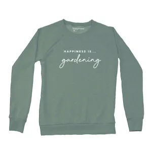 Women's Gardening Crew Sweatshirt, Sage
