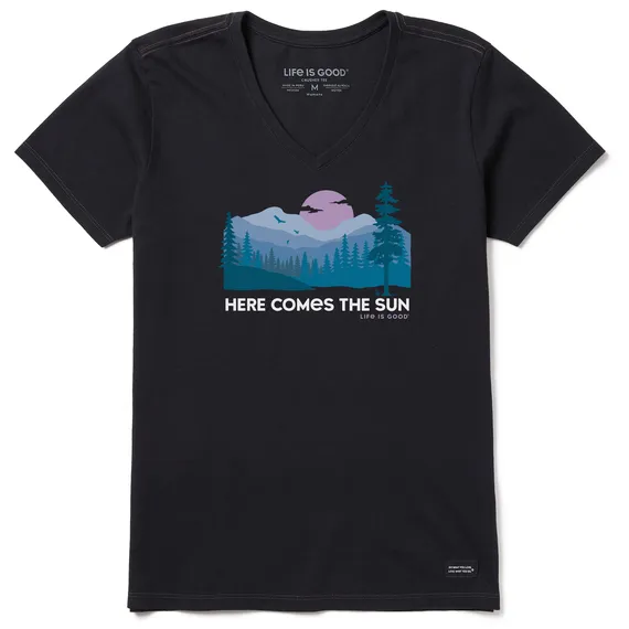 Women's Here Comes the Sun Evergreens Crusher Vee - 115061