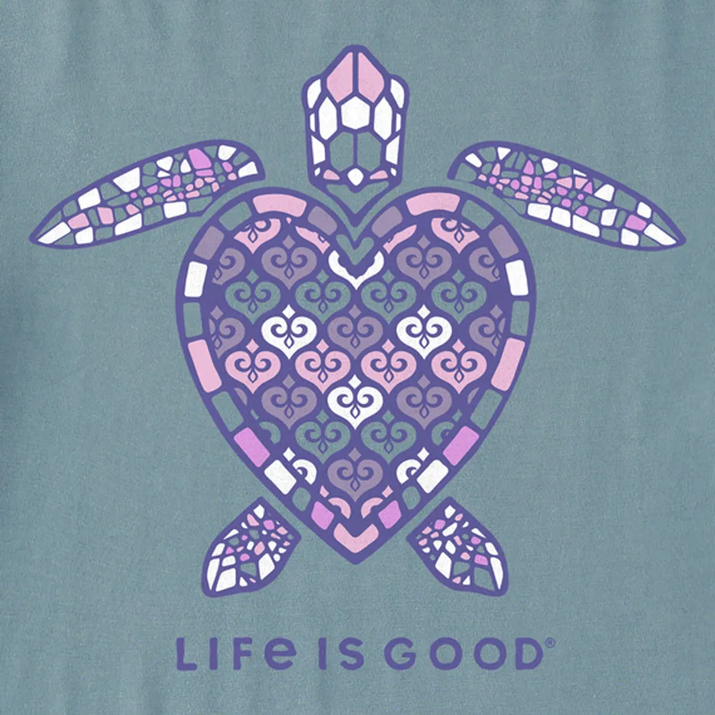 Women's Mandala Heart Turtle Crusher Tee - 129104