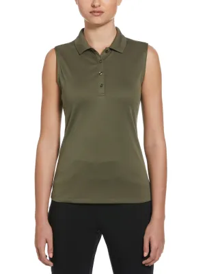 Womens Opti Dri™ Sleeveless Polo