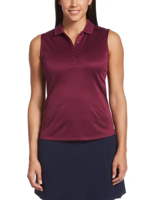 Womens Opti Dri™ Sleeveless Polo