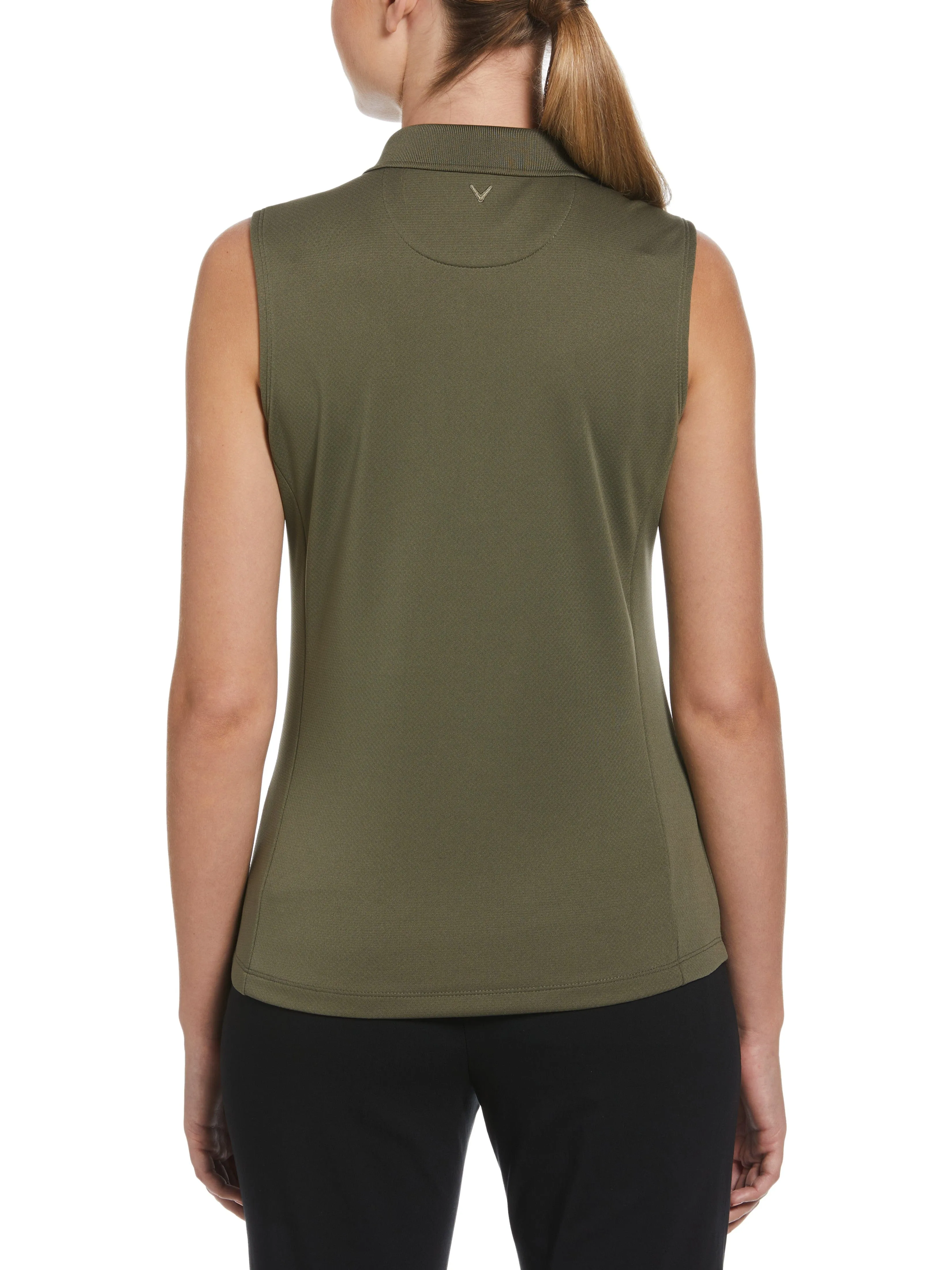 Womens Opti Dri™ Sleeveless Polo