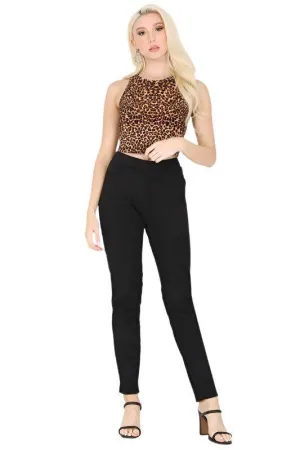 Womens Round Neck Crop Tops