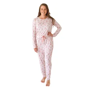 Women's Scoop Neck & Jogger PJ Set (Multiple Patterns Available)