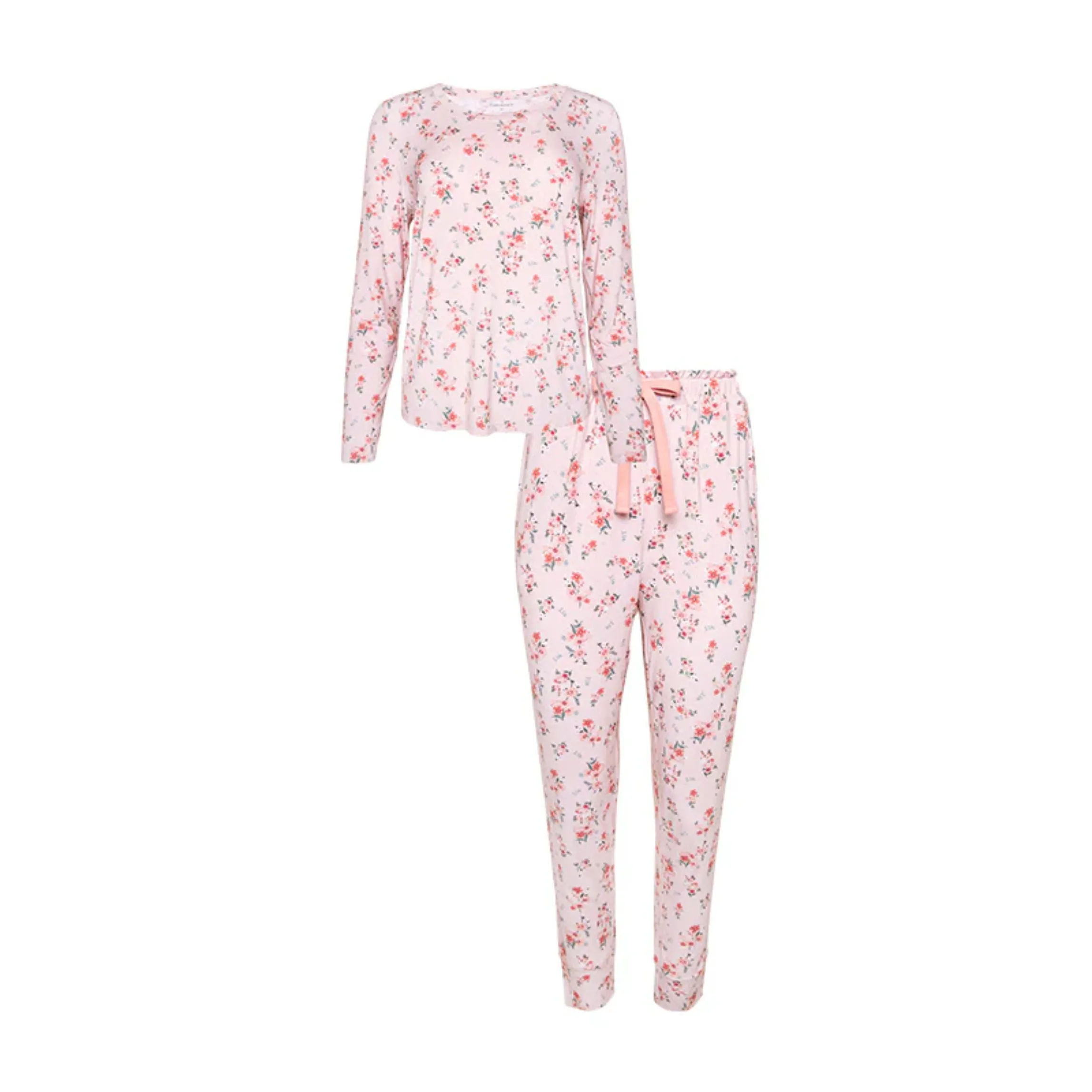 Women's Scoop Neck & Jogger PJ Set (Multiple Patterns Available)
