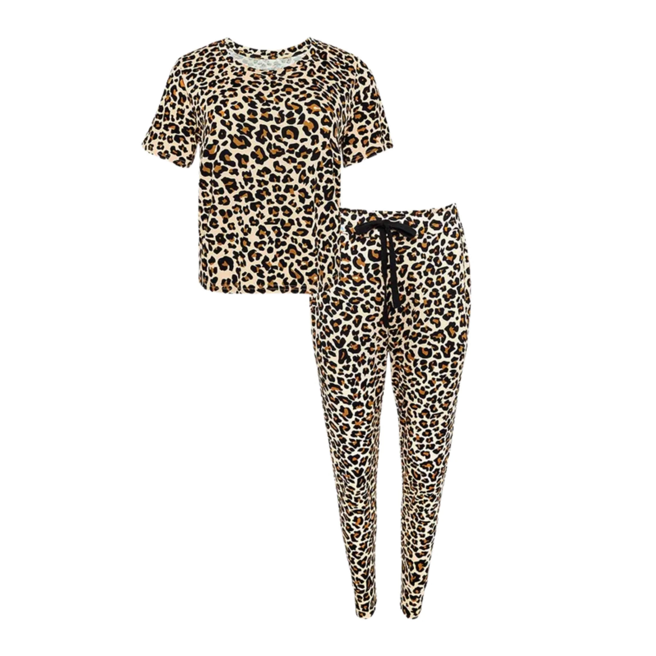 Women's Scoop Neck & Jogger PJ Set (Multiple Patterns Available)