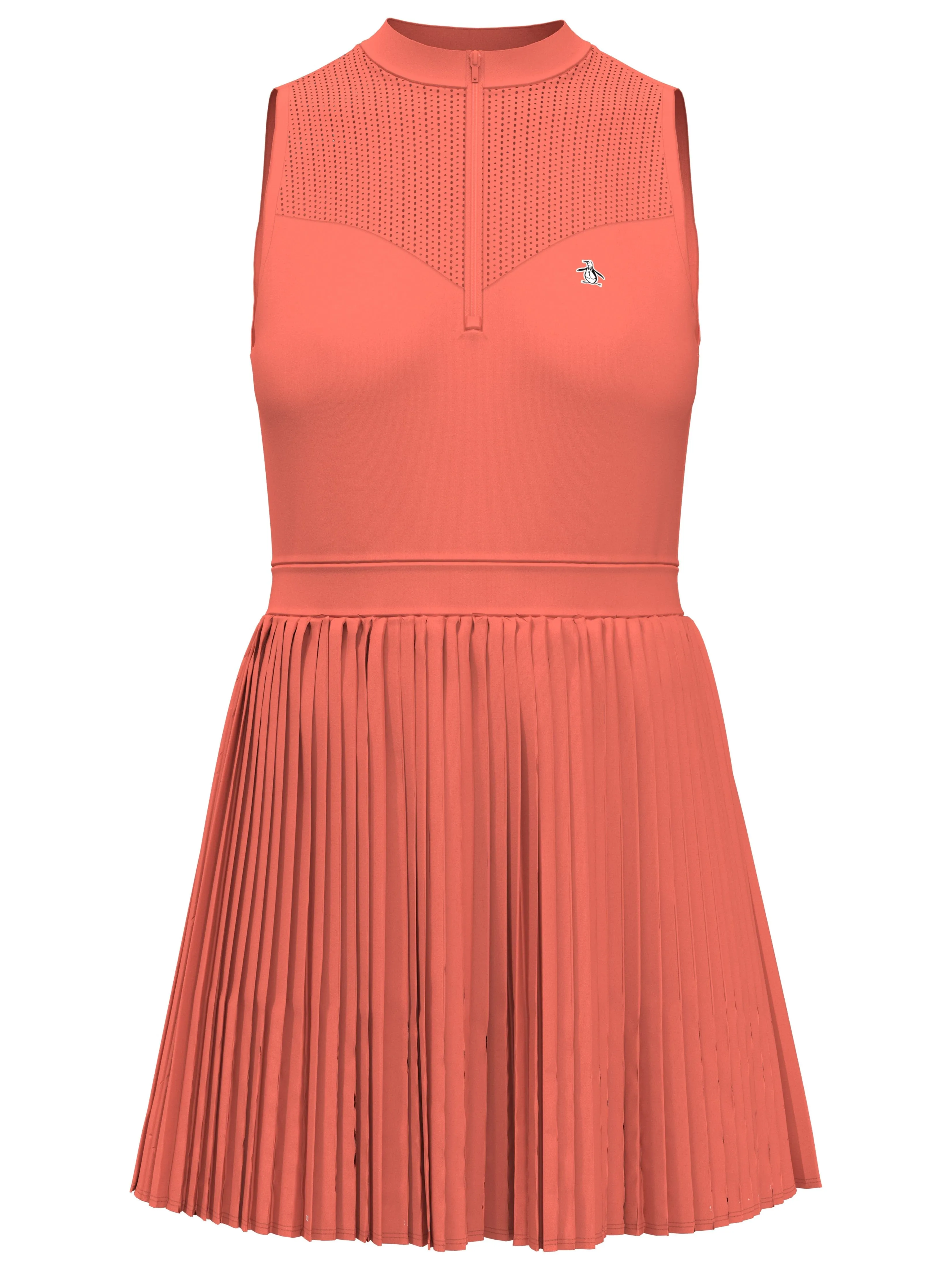 Women's Sleeveless Color Block Golf Dress