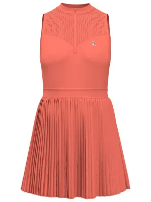 Women's Sleeveless Color Block Golf Dress