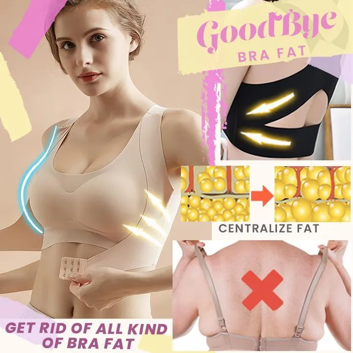Women's Sport Bra Front Buckle Support Bra