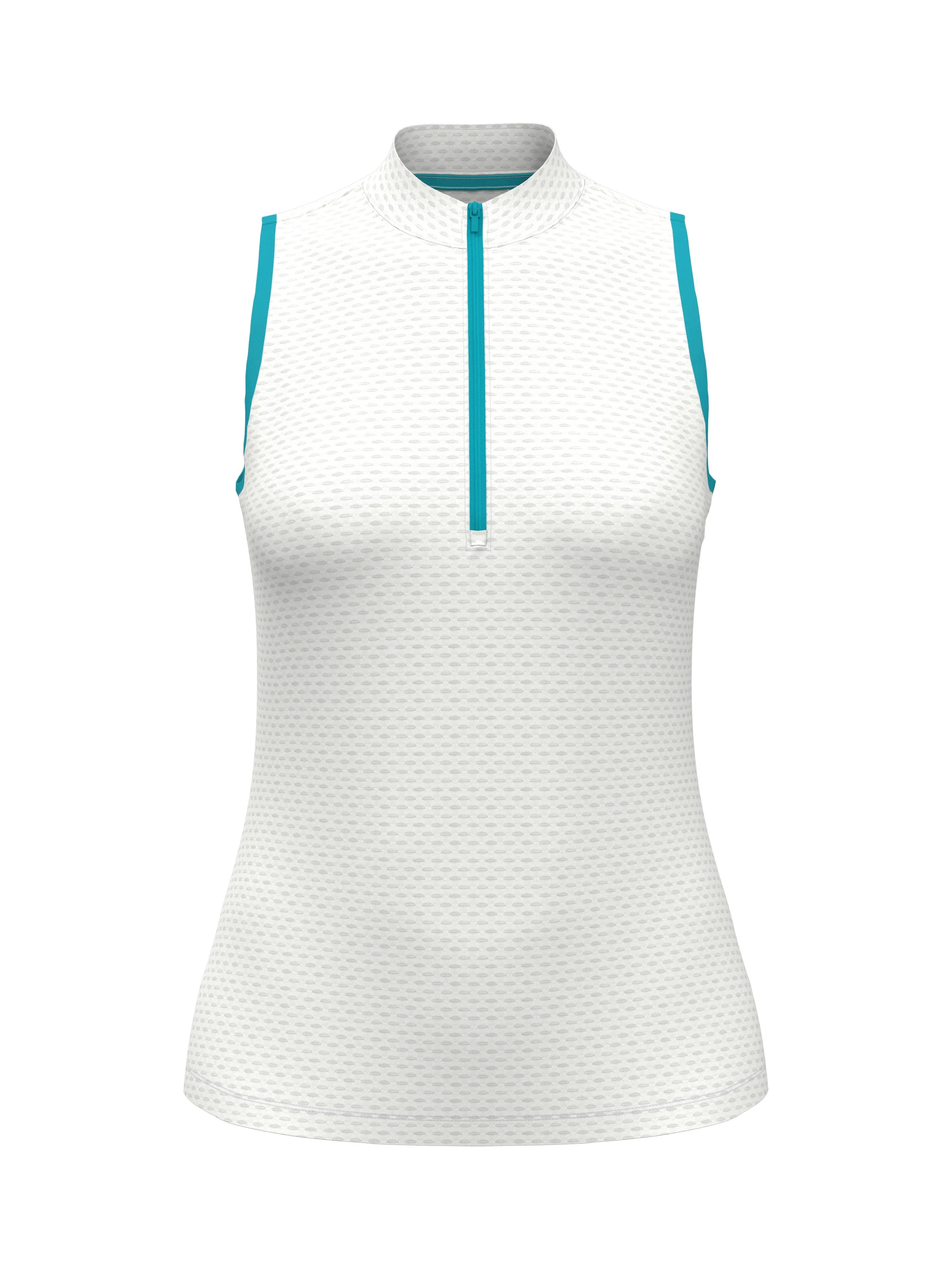 Women's Textured Colorblock Top