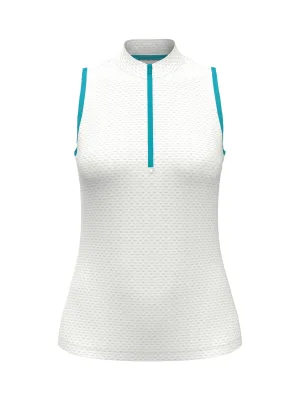 Women's Textured Colorblock Top
